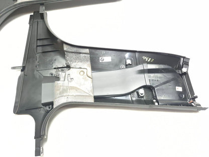 2011 BMW 750li B Pillar Trim Cover Lower Left & Right Pair OEM