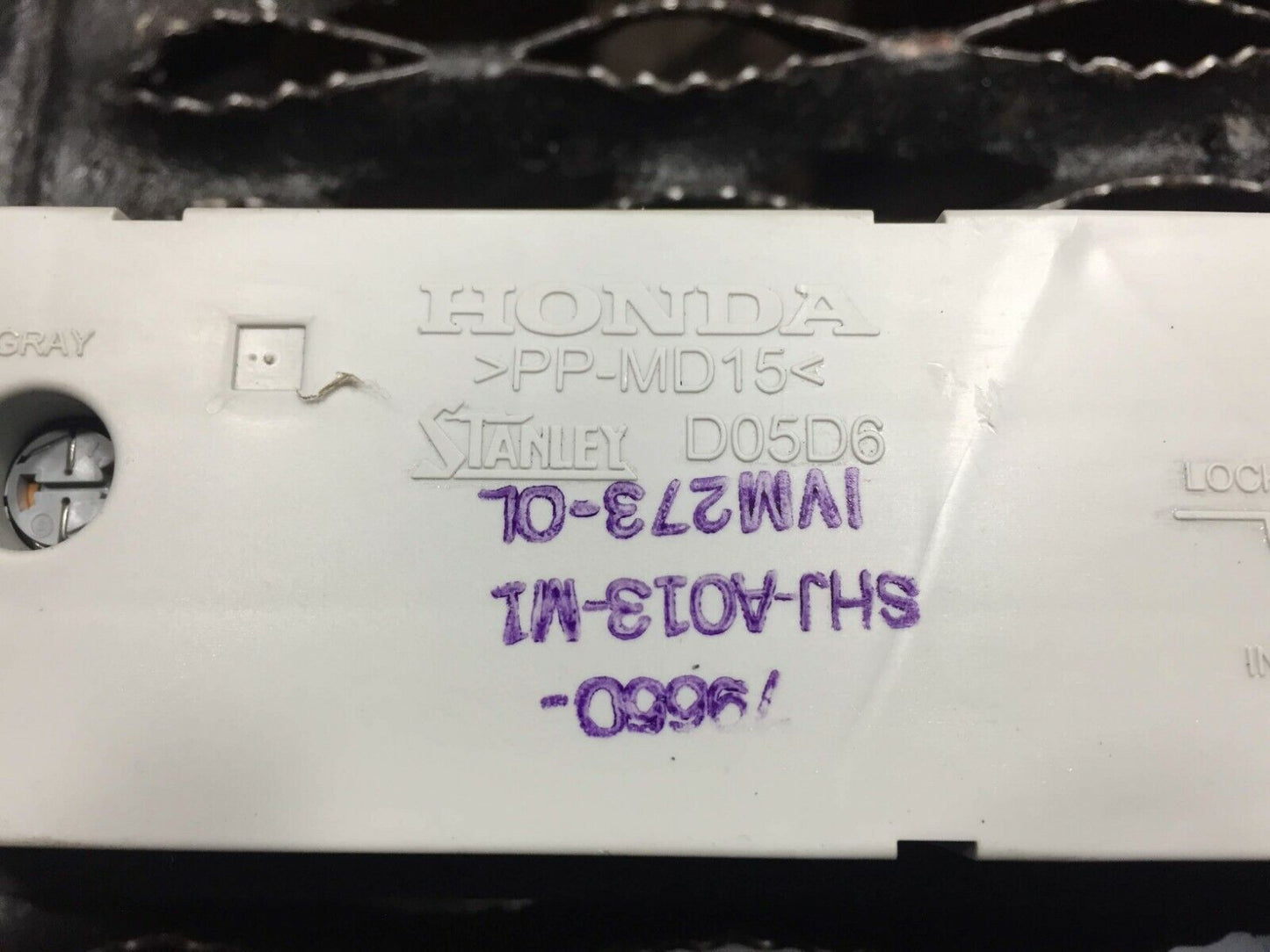 08 09 10 Honda Odyssey Rear Temperature Control Switch OEM D43