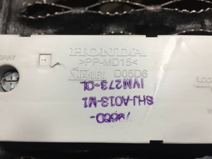 08 09 10 Honda Odyssey Rear Temperature Control Switch OEM D43