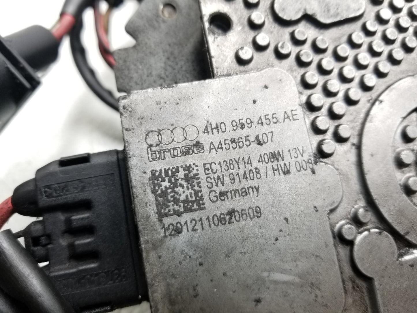 2013 Audi S4 Electric Cooling Fan Motor Left & Right Pair OEM