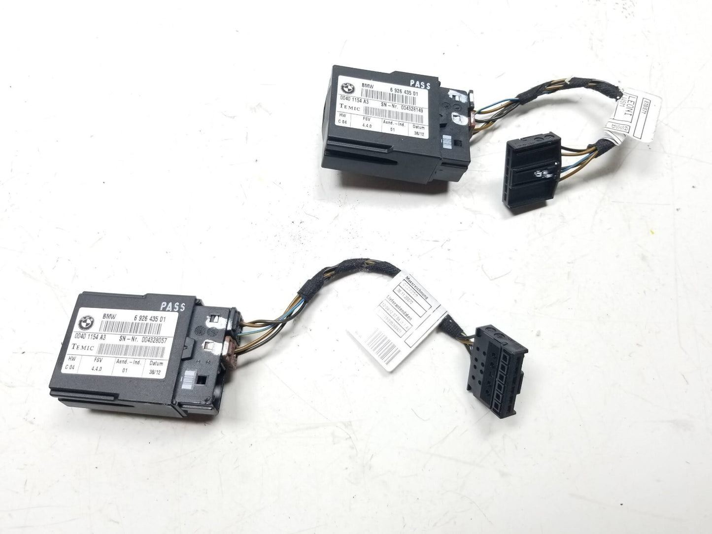 07 08 09 10 11 12 13 BMW X6 Seat Power Control Module Lh & Rh 2pcs  OEM