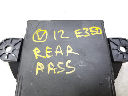 10-16 Mercedes W212 E350 E500 Door Control Module Rear Passenger Side Right OEM