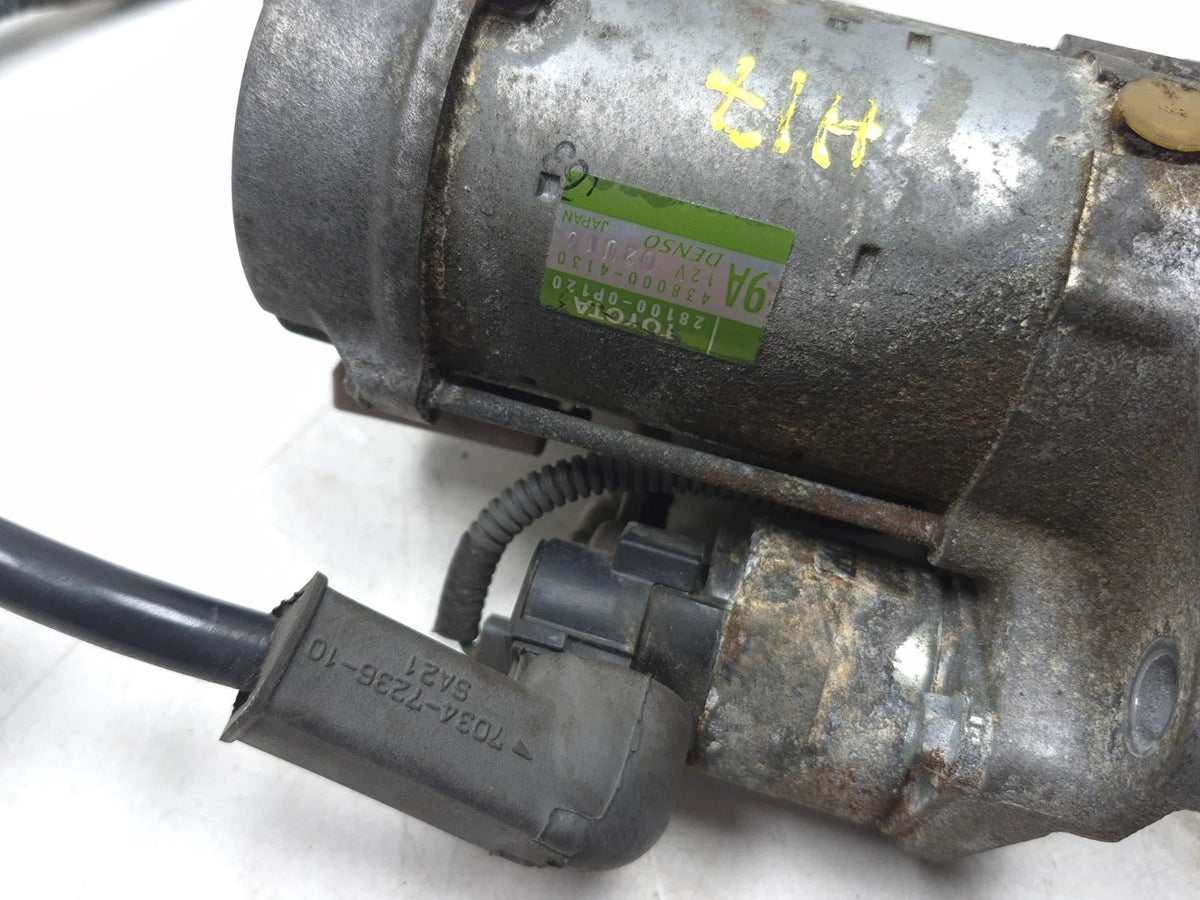 2017 Toyota Highlander 3.5l Starter Motor 28100-0p120 OEM