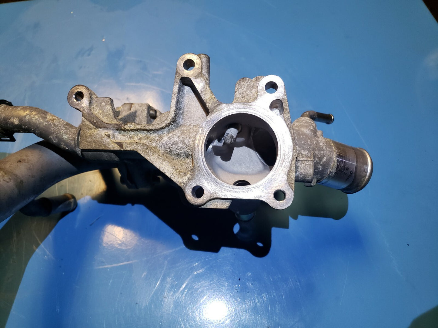 2012 Mazda 3 2.0l Engine Coolant Thermostat Housing OEM
