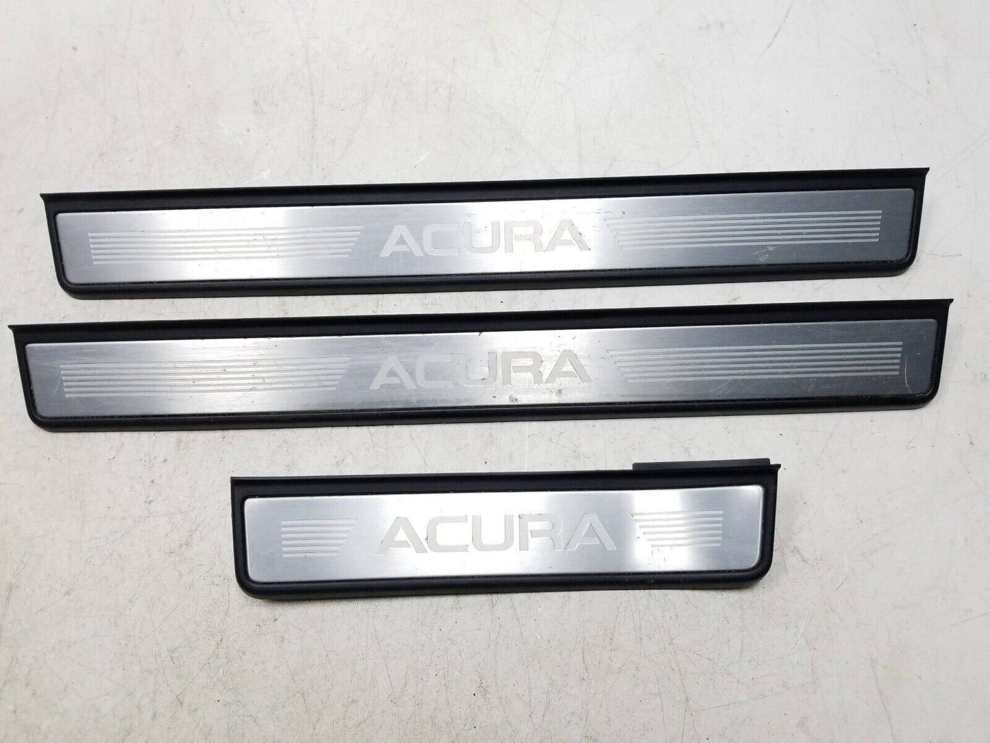 2004 - 2008 Acura Tl Door Sill Scuff Plate Trim 3pcs OEM