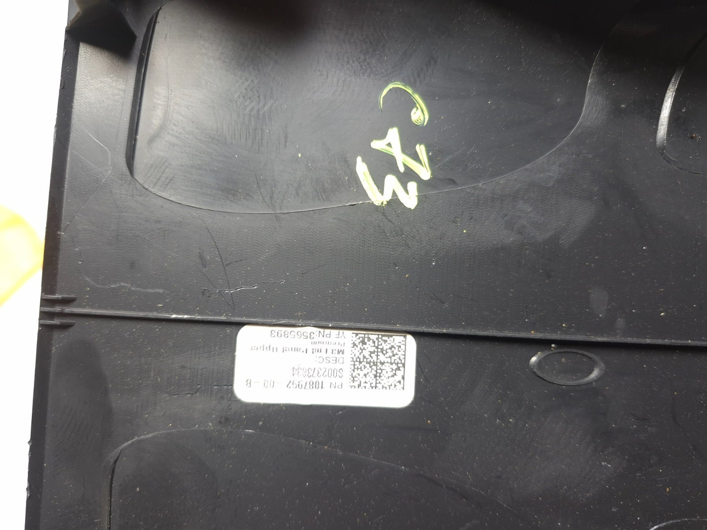 2019 Tesla Model 3 Center Console Upper End Trim Cover OEM