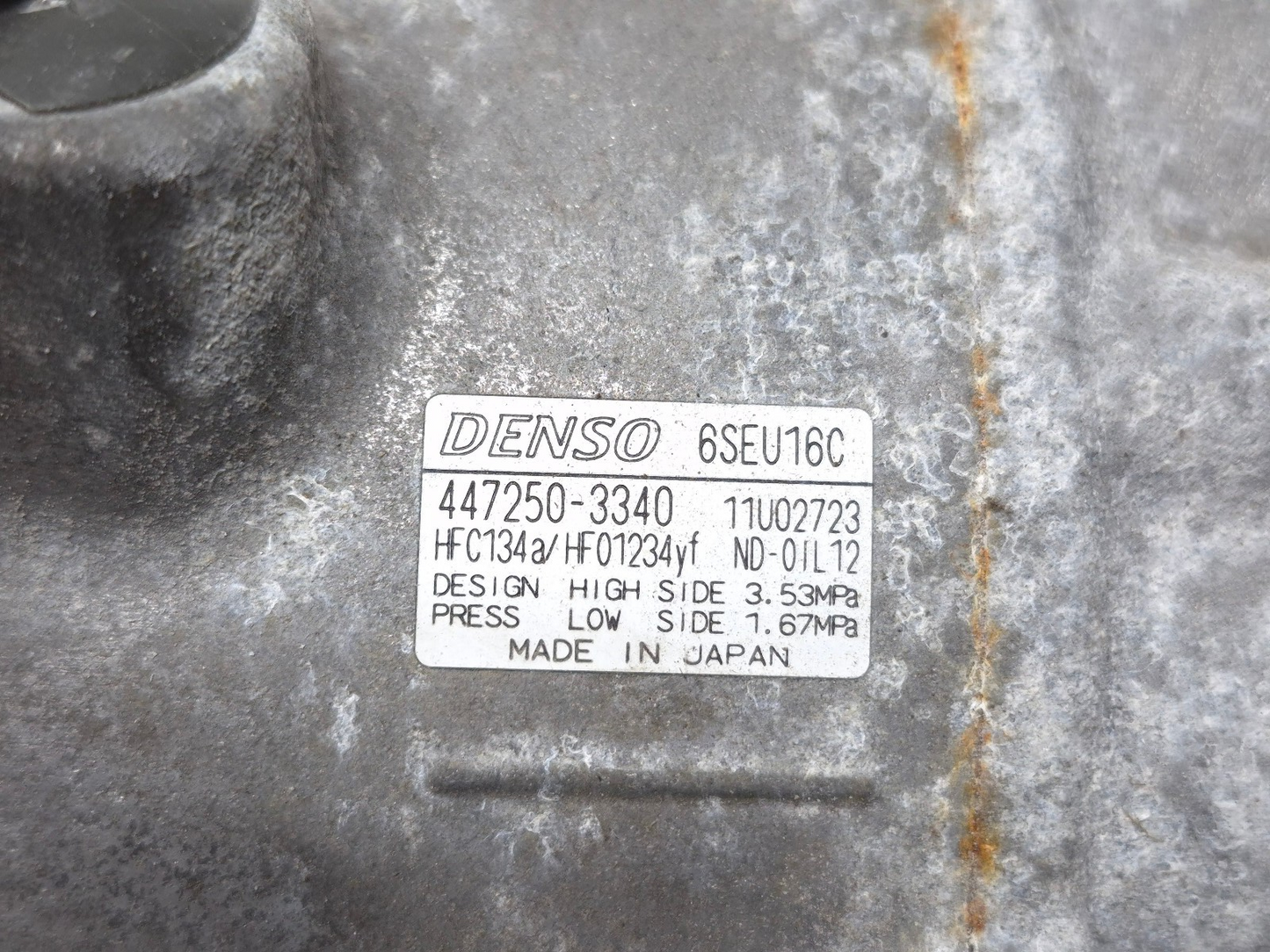 2018 Hyundai Sonata 2.4l A/c AC Compressor Pump OEM 97701-c2500