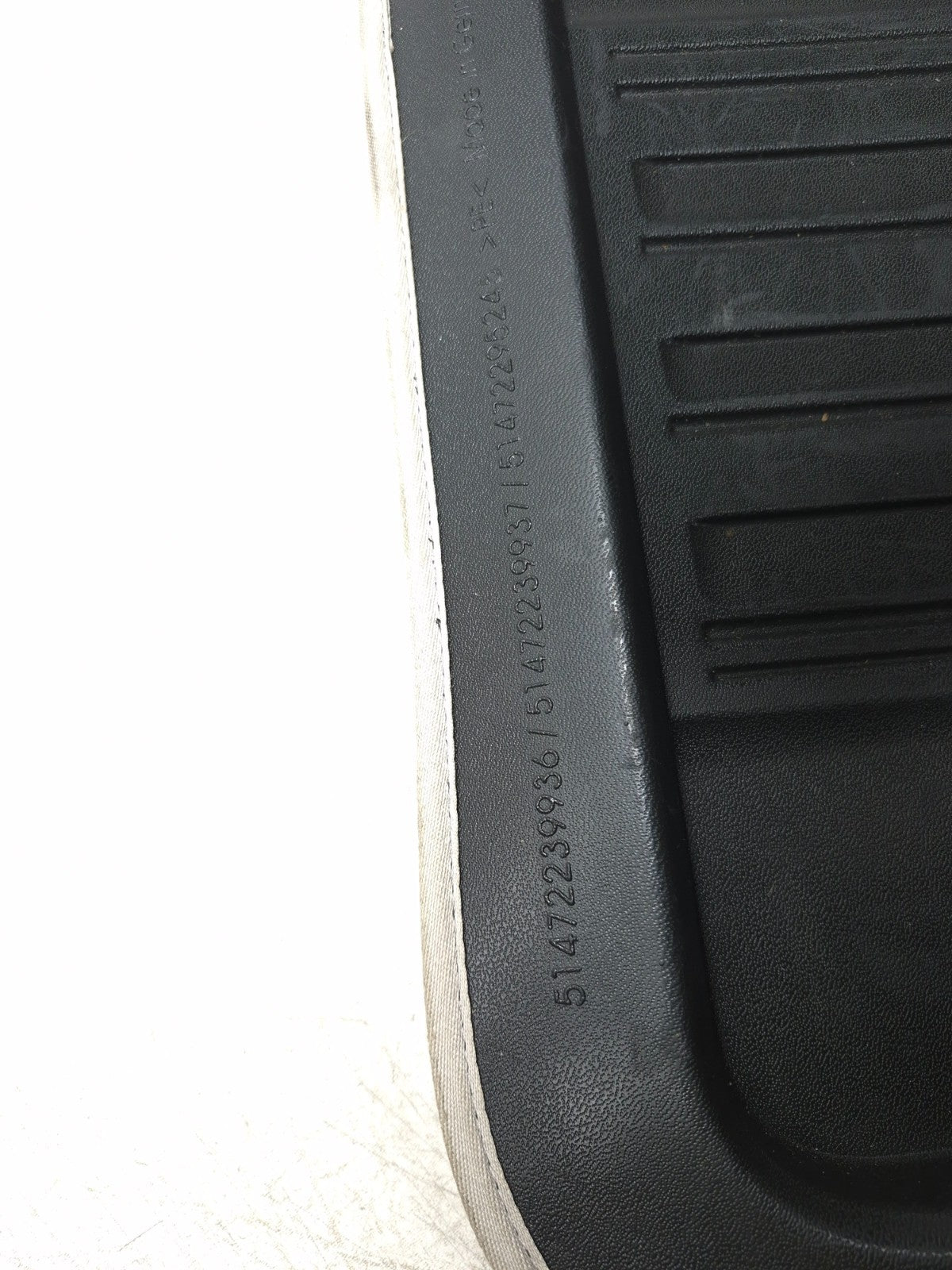 2013 BMW 328ix Rear Trunk Cargo Storage Floor Rubber Mat 51472239936 Oem✅