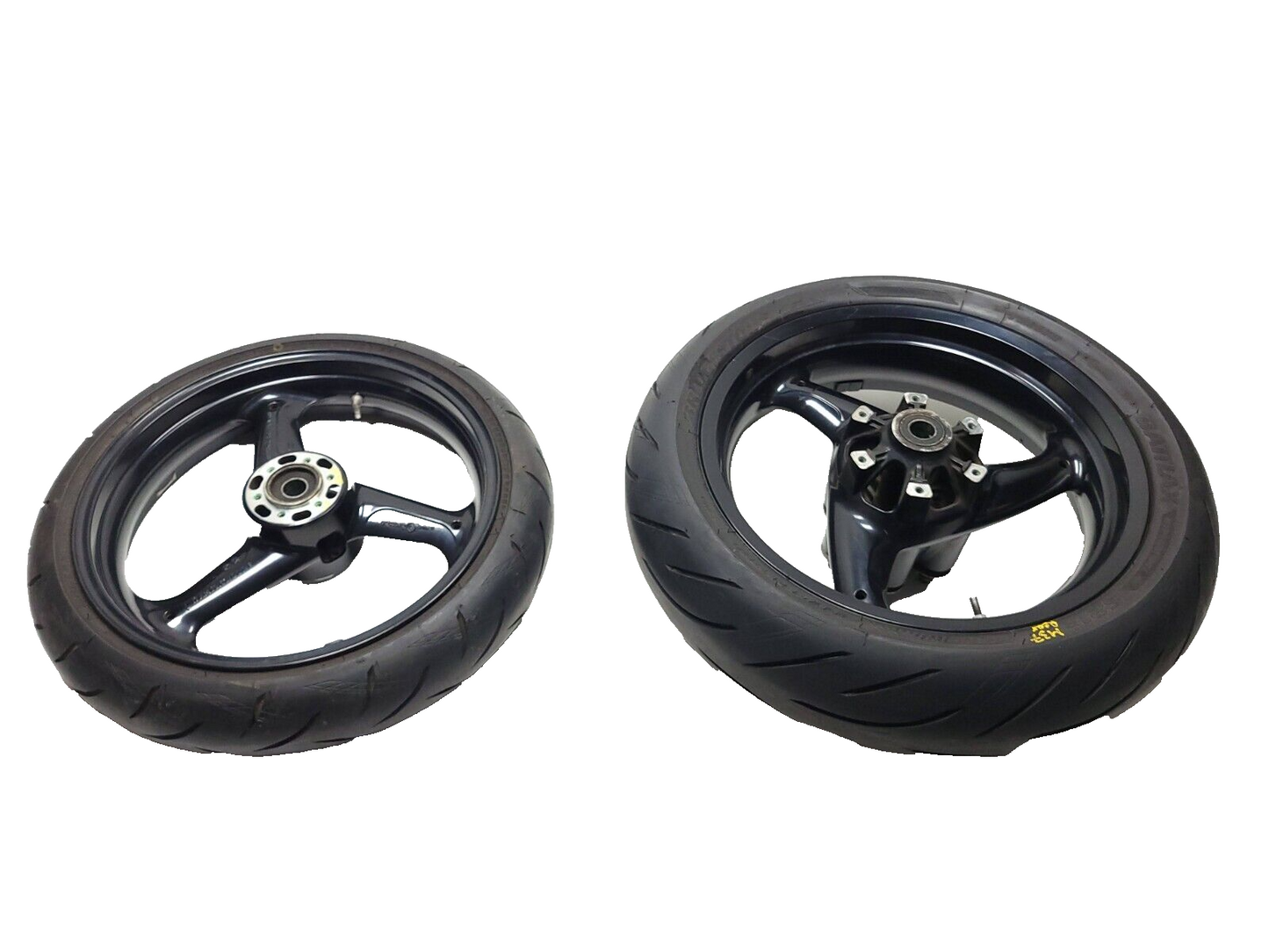 02-06 Ducati Monster M600 620 Front & Rear Wheel R17 Pair OEM