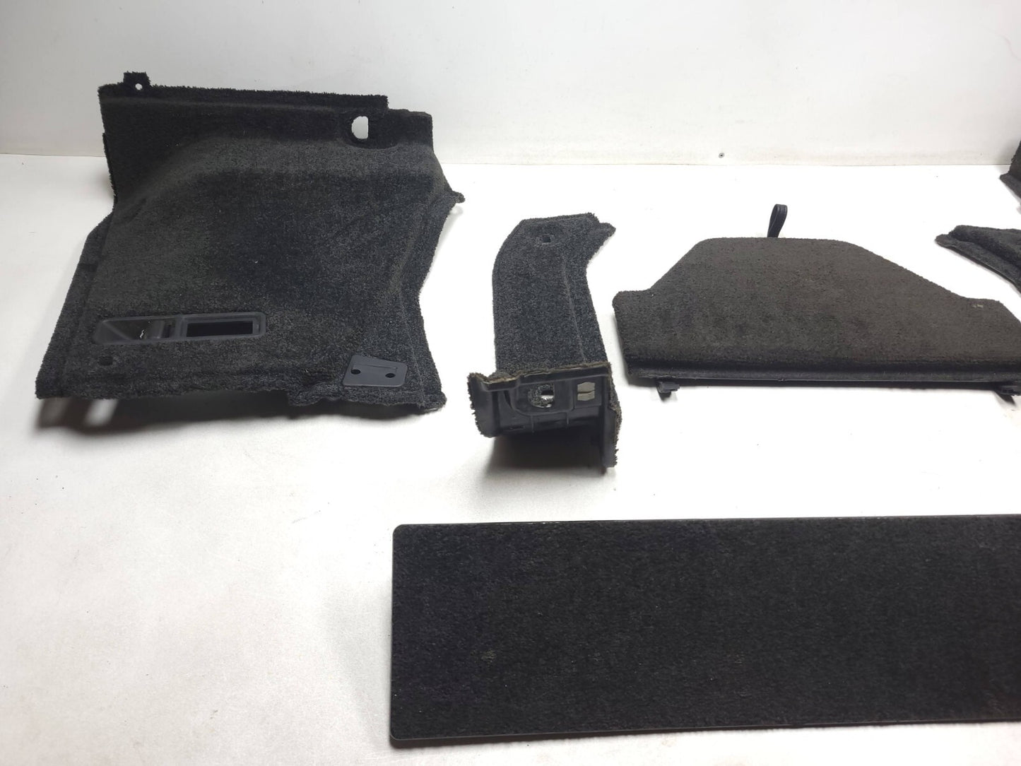 2007 Range Rover Rear Trunk Carpet Cargo Panel Trim 6 Pcs OEM