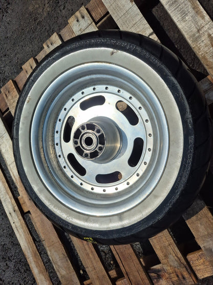 2008 Harley-davidson Dyna Fat Bob Fxdf Rear Wheel Rim & Tire OEM