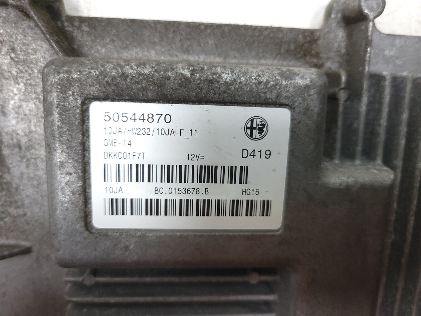 2018 Alfa Romeo Stelvio Ecu Engine Control Module Computer OEM