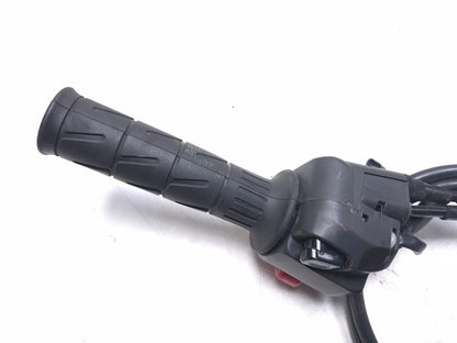 2008 Kawasaki Ninja 250r Ex250j Right Handlebar Switch & Throttle Cable Grip OEM