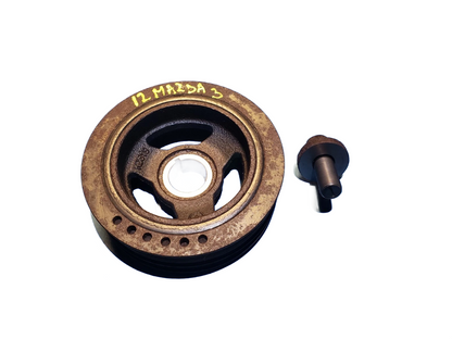 2012 Mazda 3 2.0l Harmonic Balancer Crankshaft Pulley OEM