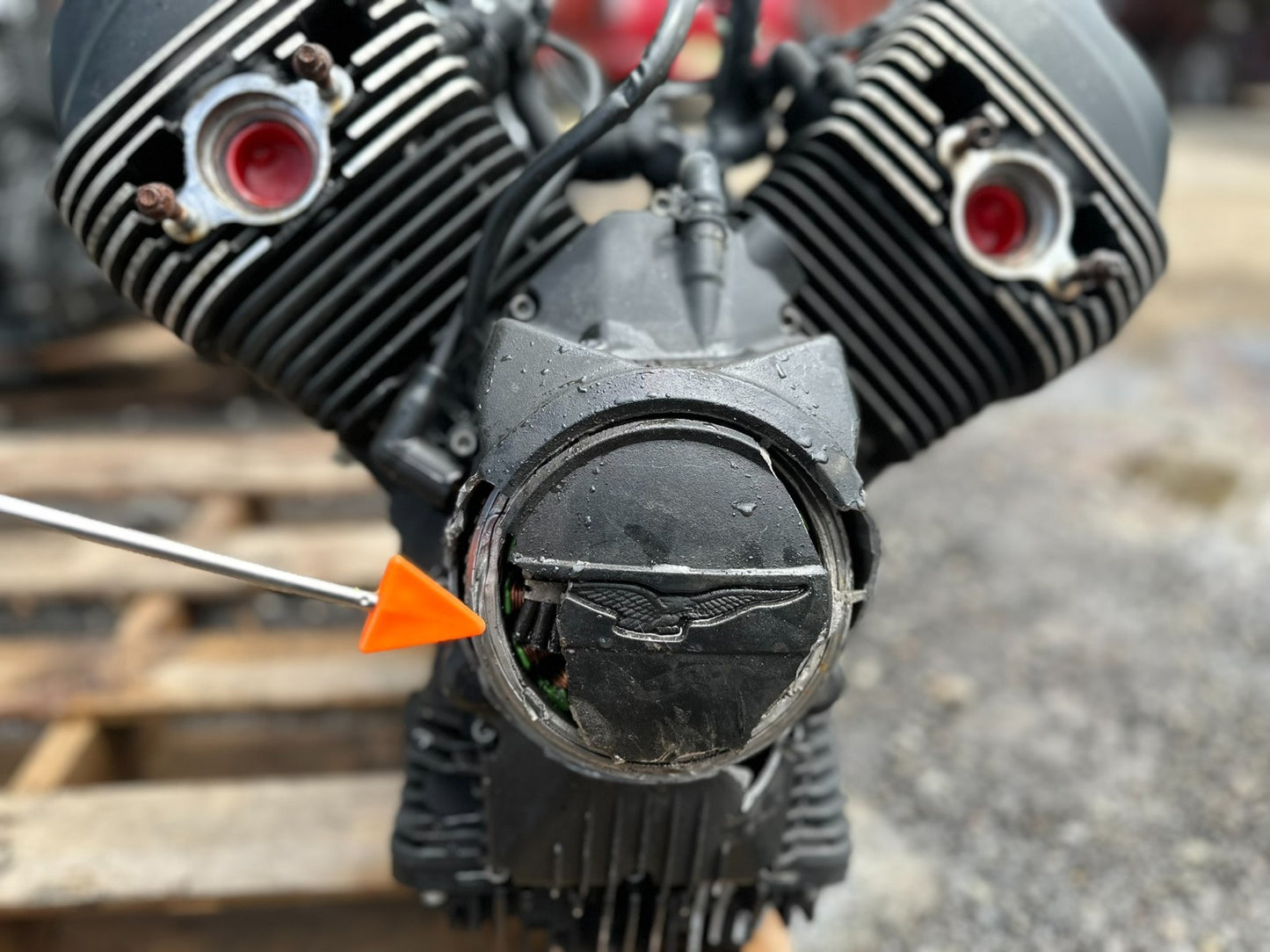 2022 Moto Guzzi V7 Engine Motor OEM