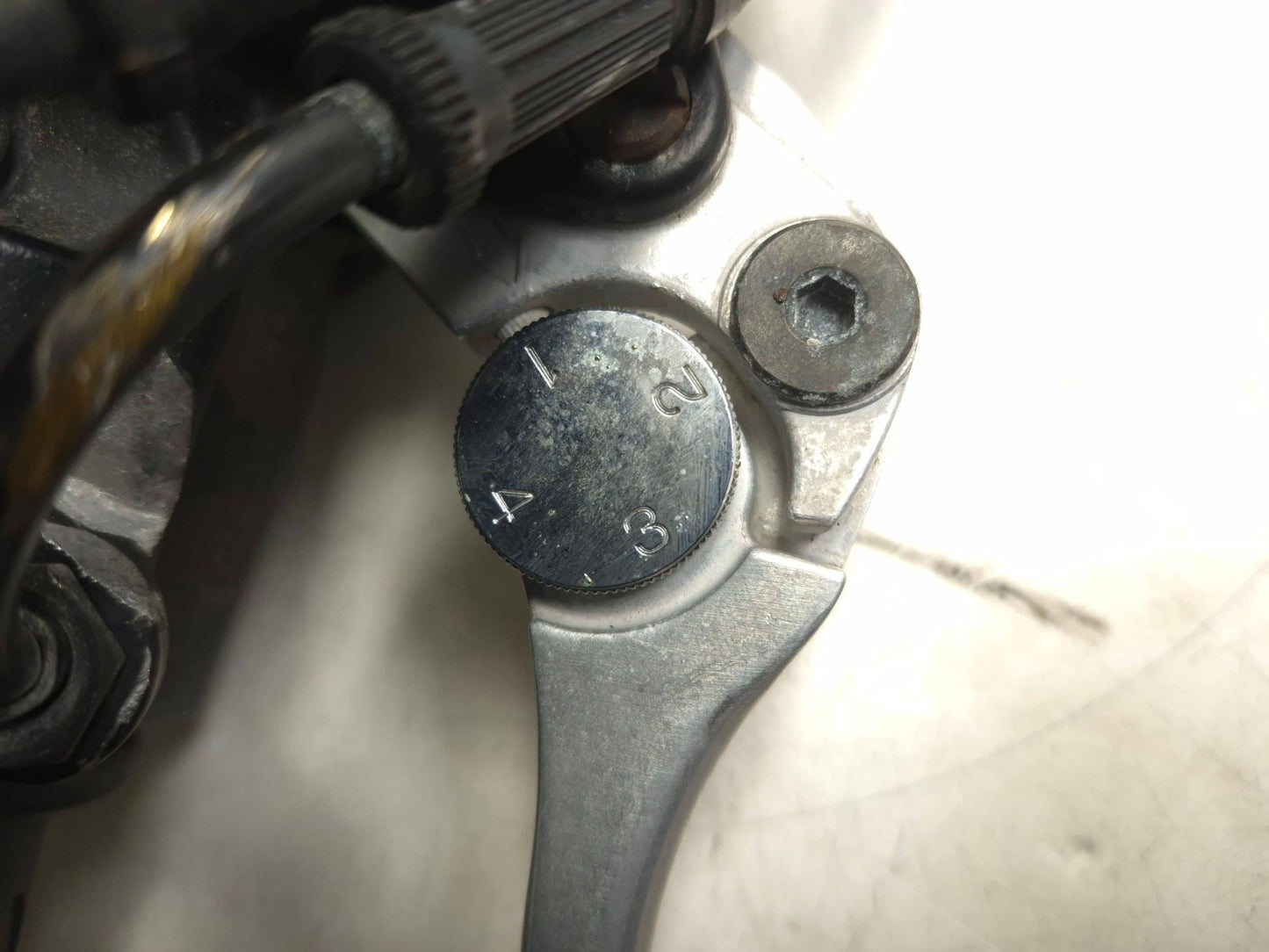 2014 Triumph America Brake Master Cylinder & Right Switch W/throttle Grip OEM