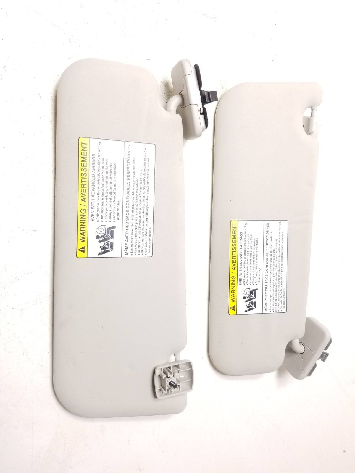 2017 Jaguar Xe Front Left & Right Sun Visor OEM