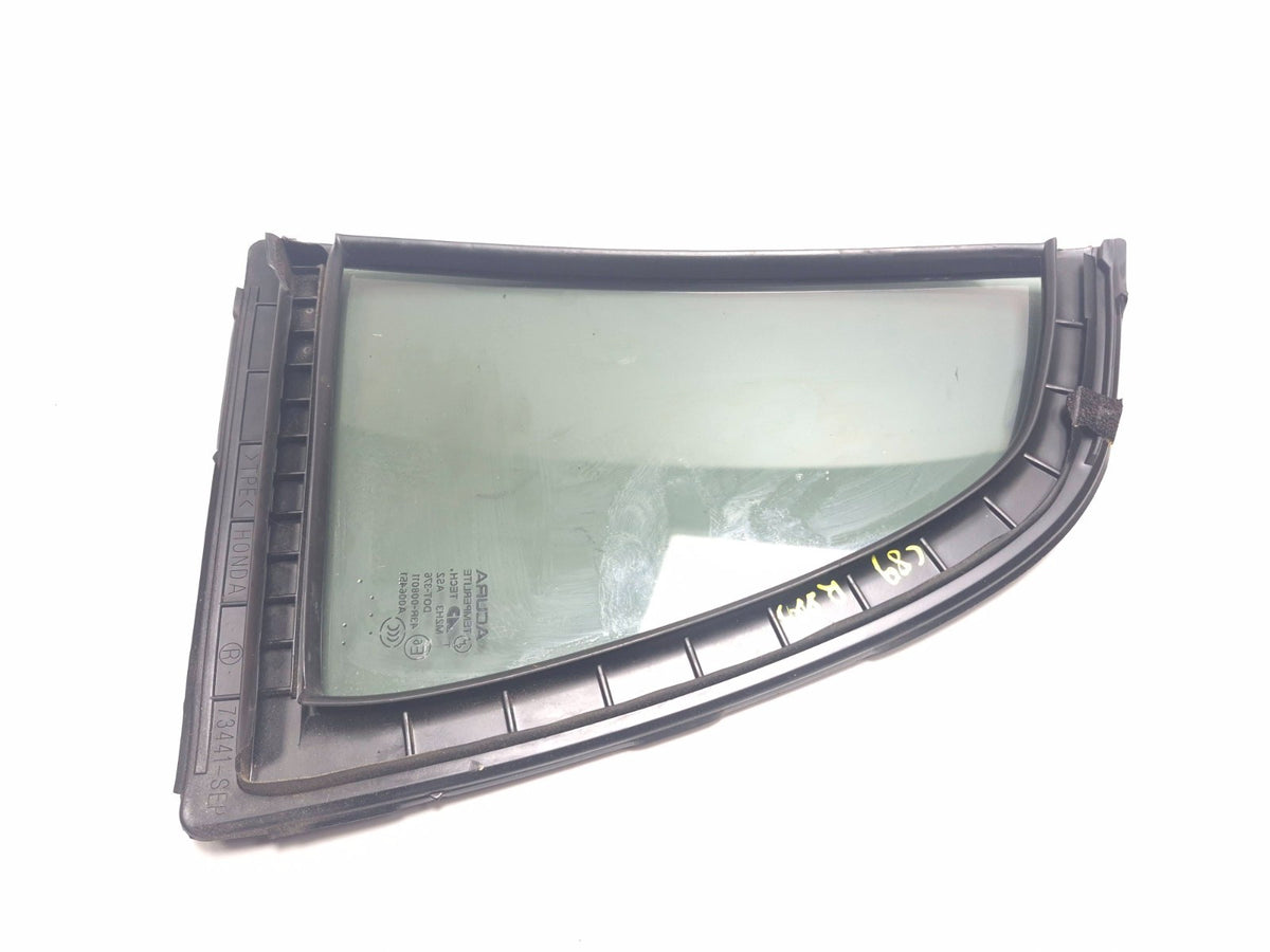 2008 Acura Tl Type-s Rear Door Quarter Window Glass Right Passenger Side OEM