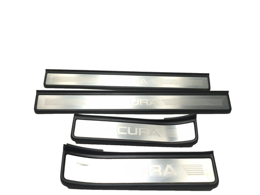 2008 Acura Tl Type-s Door Sill Trim Scuff Plate Rear & Front 4 Pcs OEM