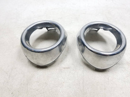 12 - 18 Ford Focus Front Fog Light Trim Chrome Pair OEM