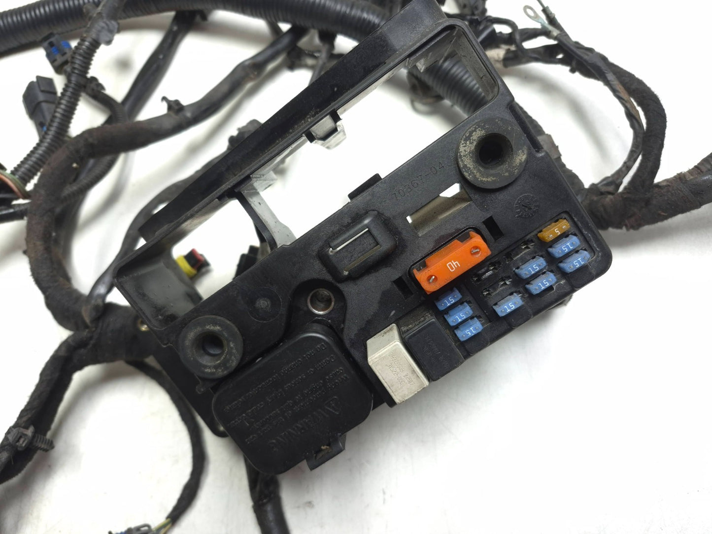 2008 Harley-davidson Dyna Fat Bob Fxdf Main Wiring Wire Harness Loom OEM