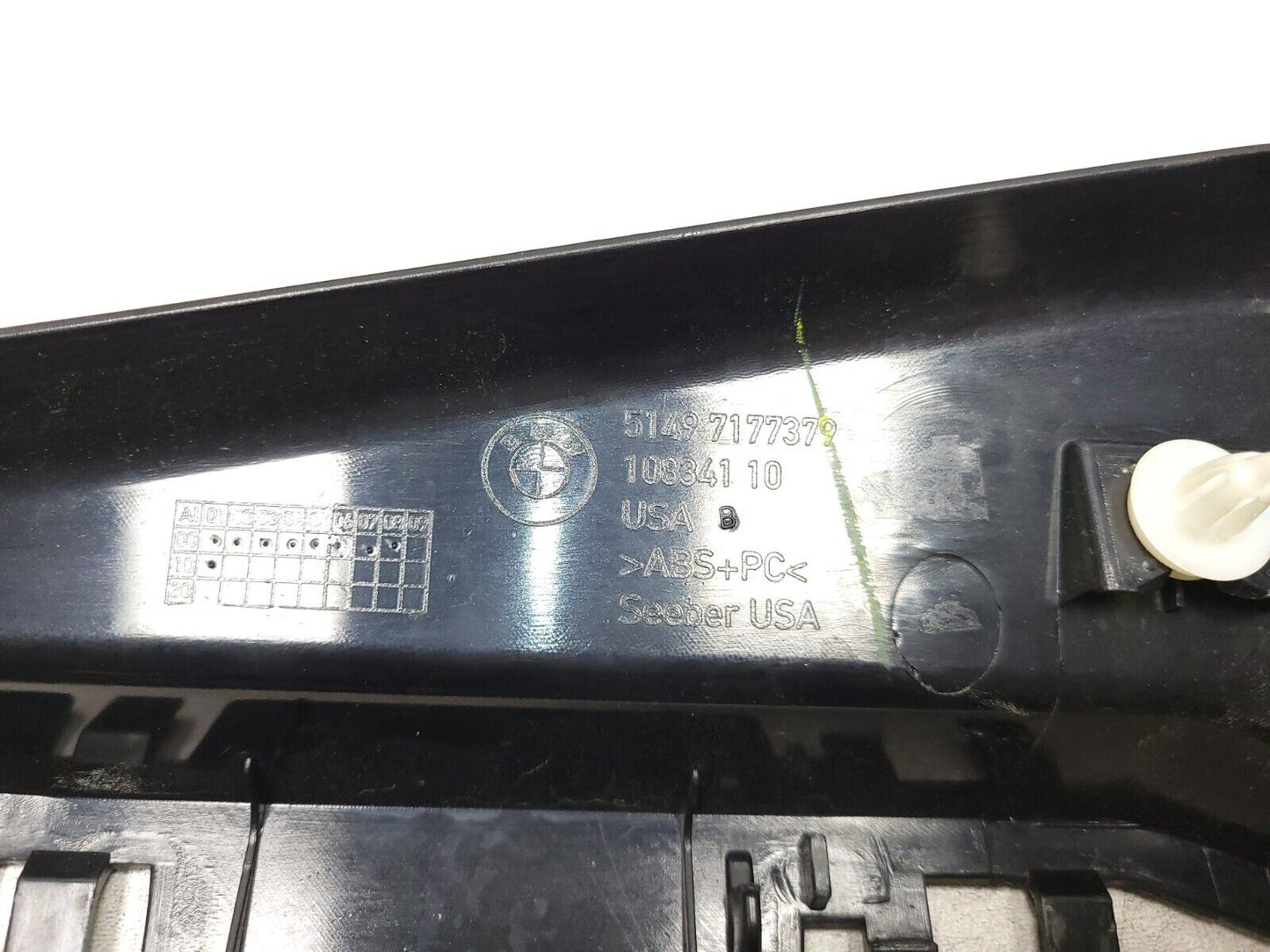 07-13 BMW X5 E70 Rear Trunk Loading Sill Scuff Plate Trim Cover Panel OEM