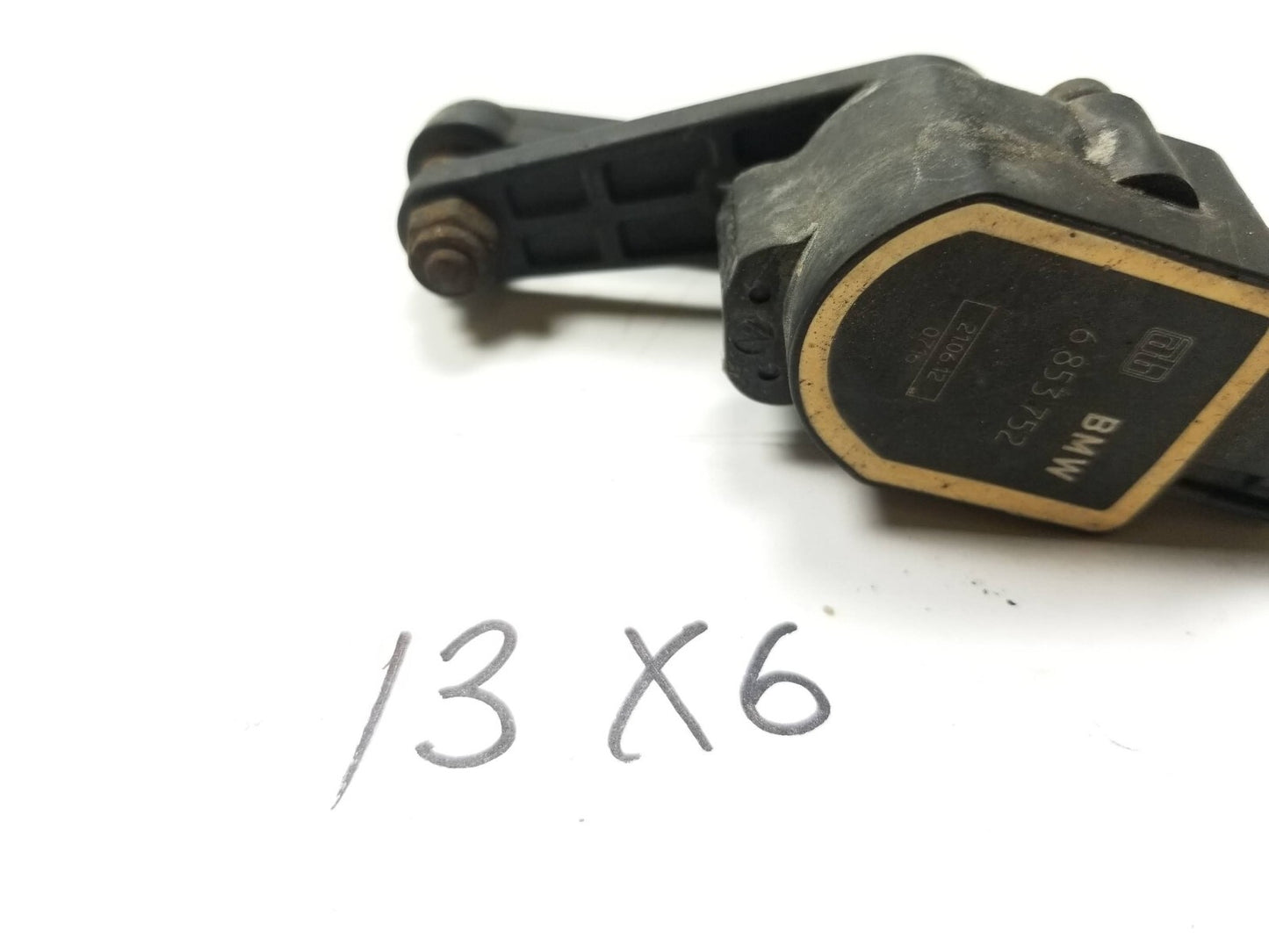 2013 BMW X6 Front Headlight Height Level Sensor Pair OEM