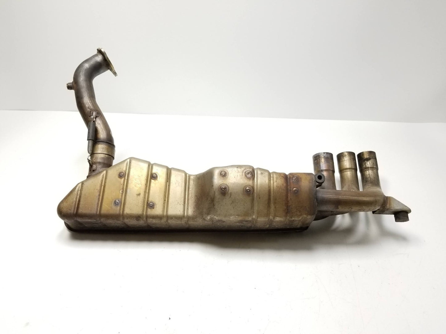 2002 Aprilia Rst 1000 Muffler Can Exhaust Pipe OEM