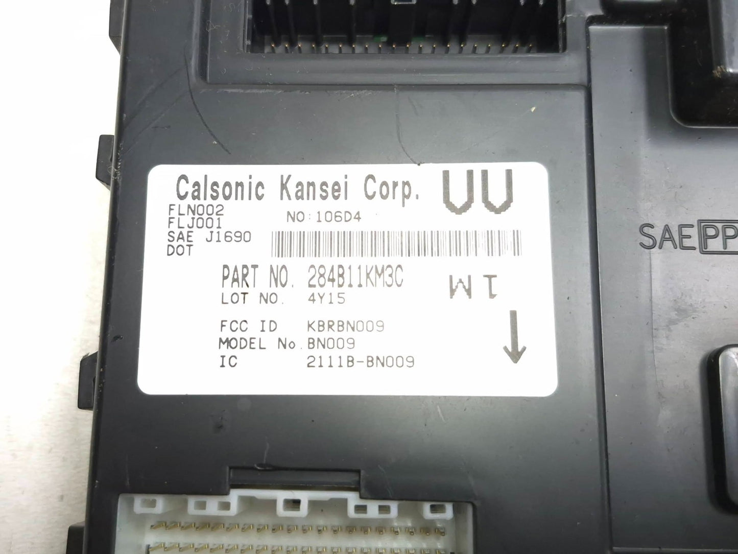 2015 Nissan Juke Body Control Module Bcm OEM