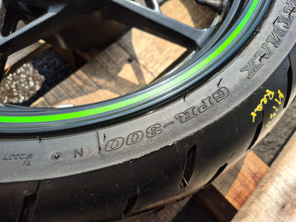 2023 Kawasaki Ninja 400 Ex400 Rear Wheel Rim & Tire  OEM