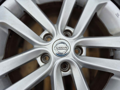 2015 Nissan Juke S Wheel Rim W/ Tire Milestar 215/55 R17 4 Pcs OEM