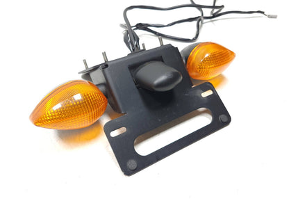 15 - 18 Yamaha Yzf-r3 Rear License Plate Holder & Light W/ Turn Signal OEM