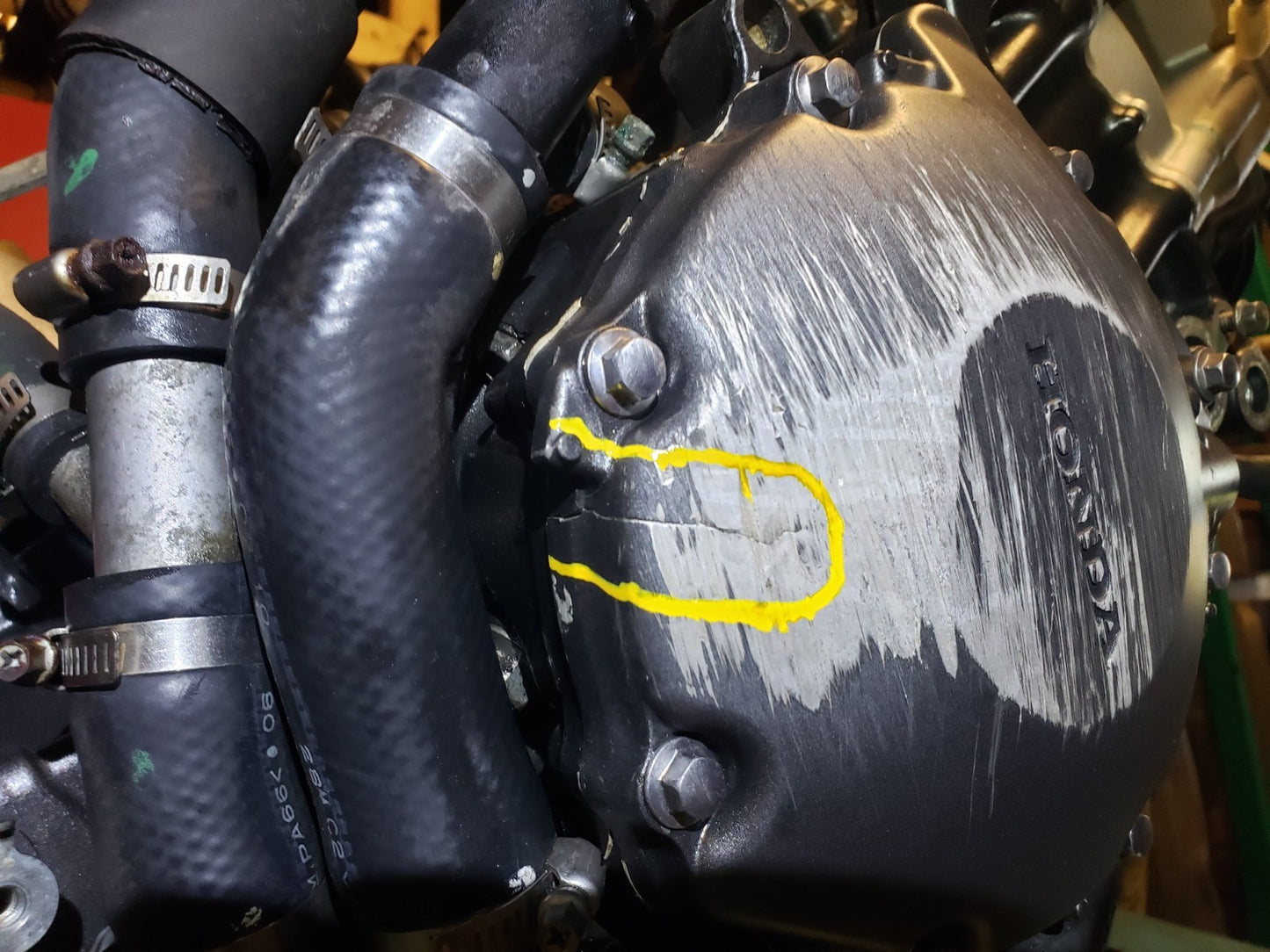 2007 Honda Cbr1000rr Engine (cover Has Damage - See Photos) OEM