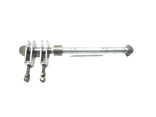 2001 Suzuki Sawage Ls650p Axle Rear Wheel & Belt Adjuster Tensioner 3 Pcs OEM