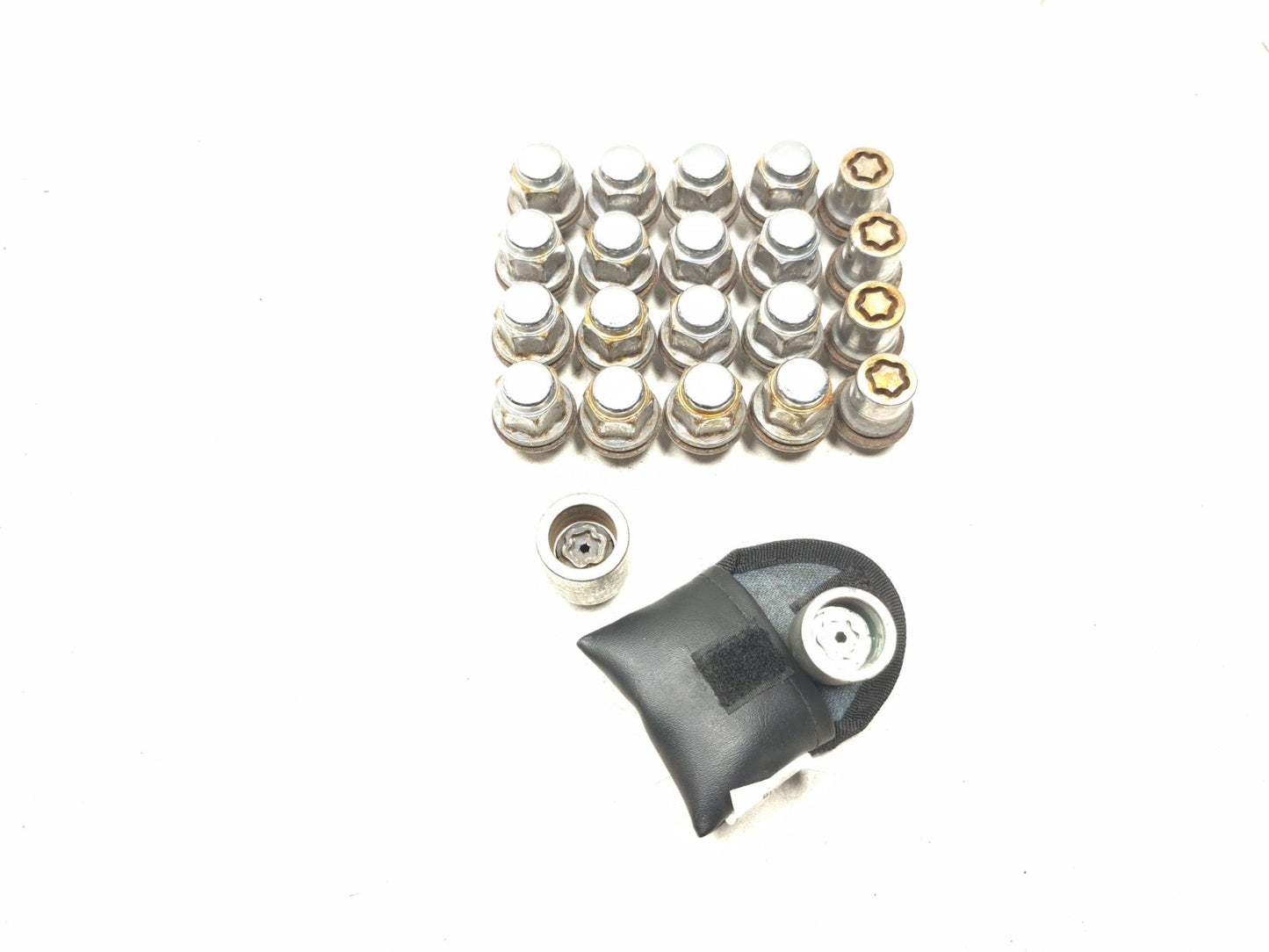 2010 Lexus Hs250h Wheel Lug Nut Lock & Key Set 21pcsoem