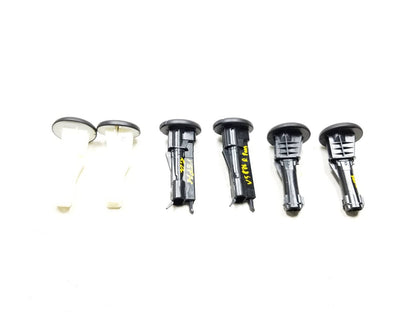 10-16 Mercedes W212 E350 Rear Seat Headrest Guide Sleeve 6pcs OEM