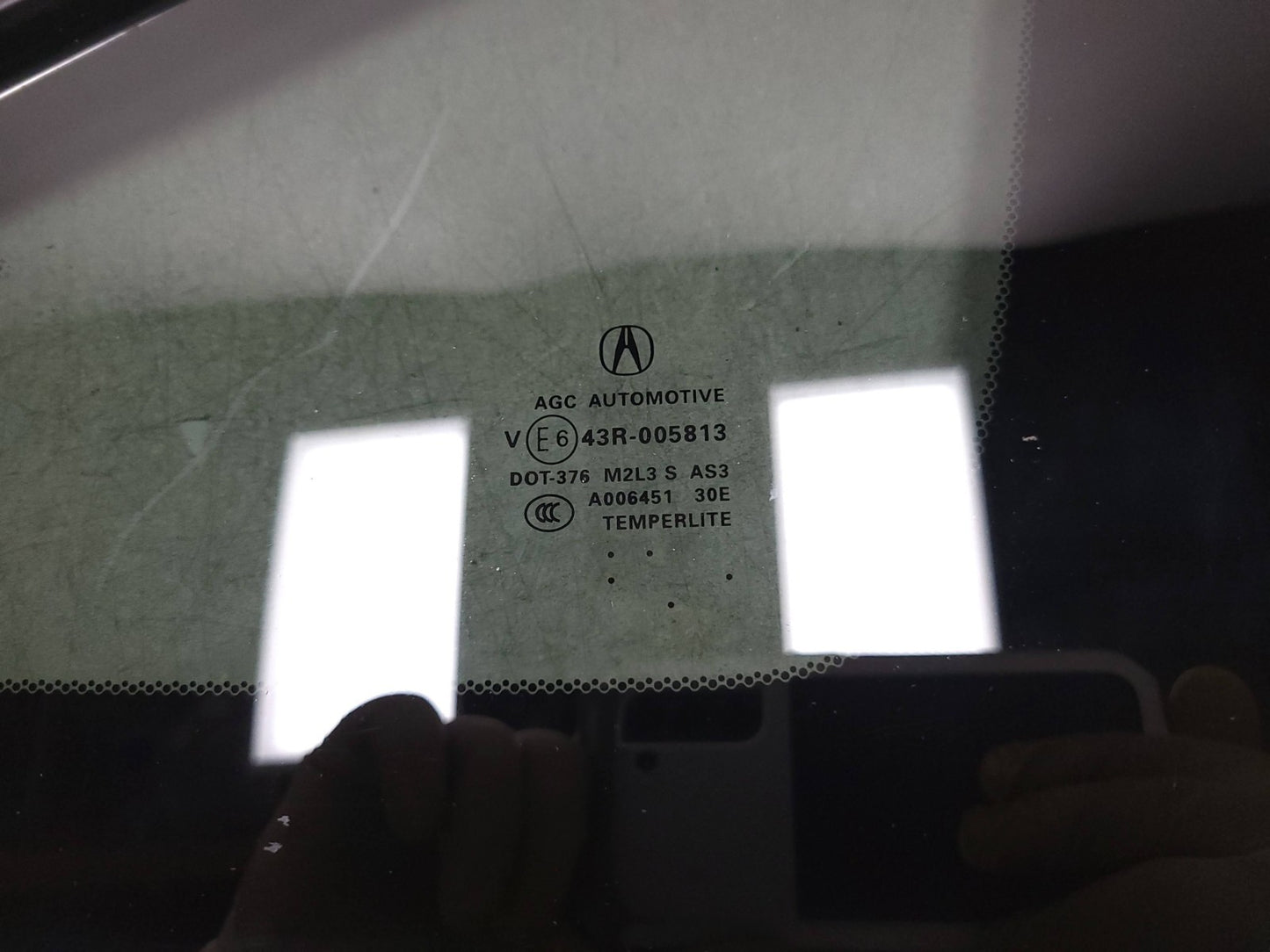 13-15 Acura RDX Rear Quarter Vent Glass Passenger Side Right OEM ✅