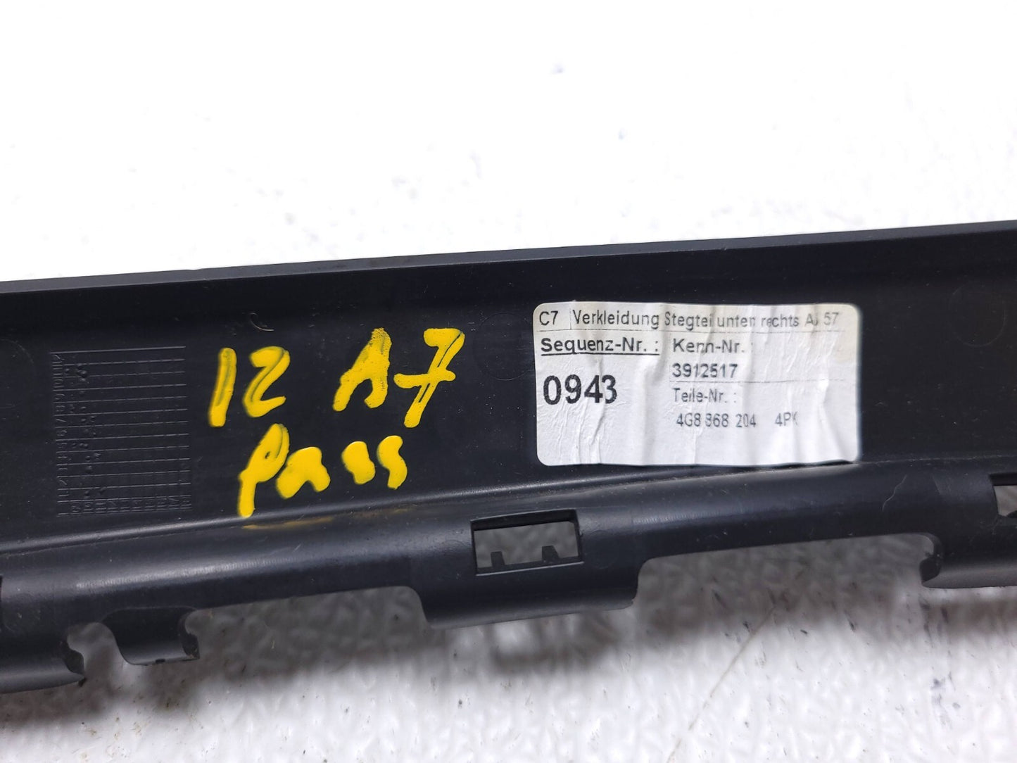 12 13 14 15 16 17 Audi A7 A Pillar Middle Cover Trim Panel Left & Right Pair OEM