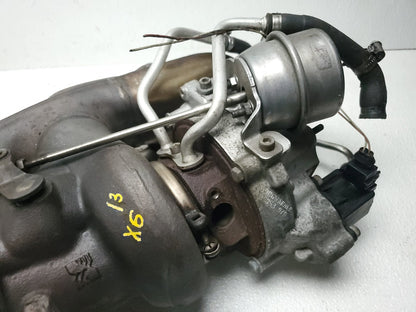 2013 BMW X6 Turbocharger W/ Exhaust Manifold Assy OEM