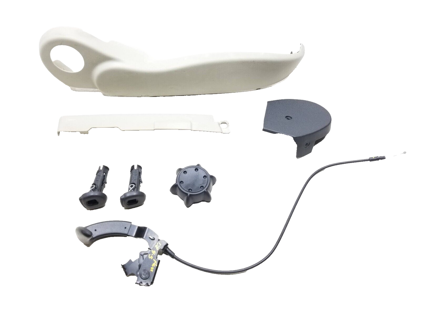 11 Saab 9-3 Seat Side Trim W/ Guide Sleeve & knob Front Passenger Side Right OEM