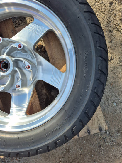 2001 Kawasaki Vulcan 1500 Vn1500 Wheel Rim & Tire Front & Rear *straight* OEM