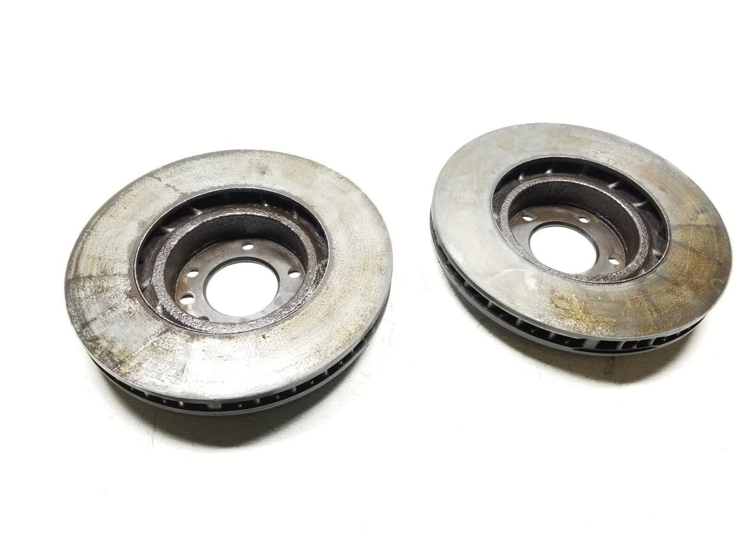 2013 Porsche Cayenne Front Brake Rotor Disc Left & Right 2pcs OEM