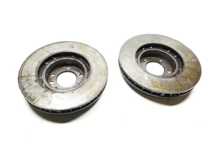 2013 Porsche Cayenne Front Brake Rotor Disc Left & Right 2pcs OEM