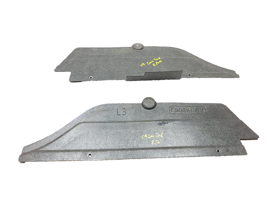 09-12 Hyundai Genesis Rear Underbody Guard Right & Left Pair OEM Sedan