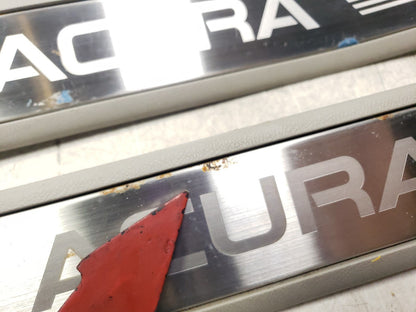 2009 - 2014 Acura Tsx Door Sill Scuff Plate Trim Panel Front & Rear 3pcs  OEM