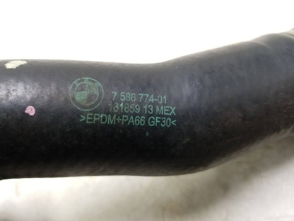 14-18 BMW X5 Engine Coolant Radiator Upper Hose Tube OEM F15 N55 89k Miles✅