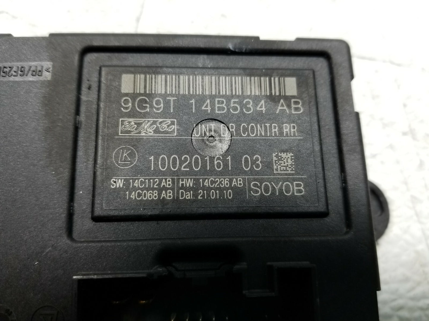 2010 Volvo XC60 Rear Passenger Door Control Module OEM