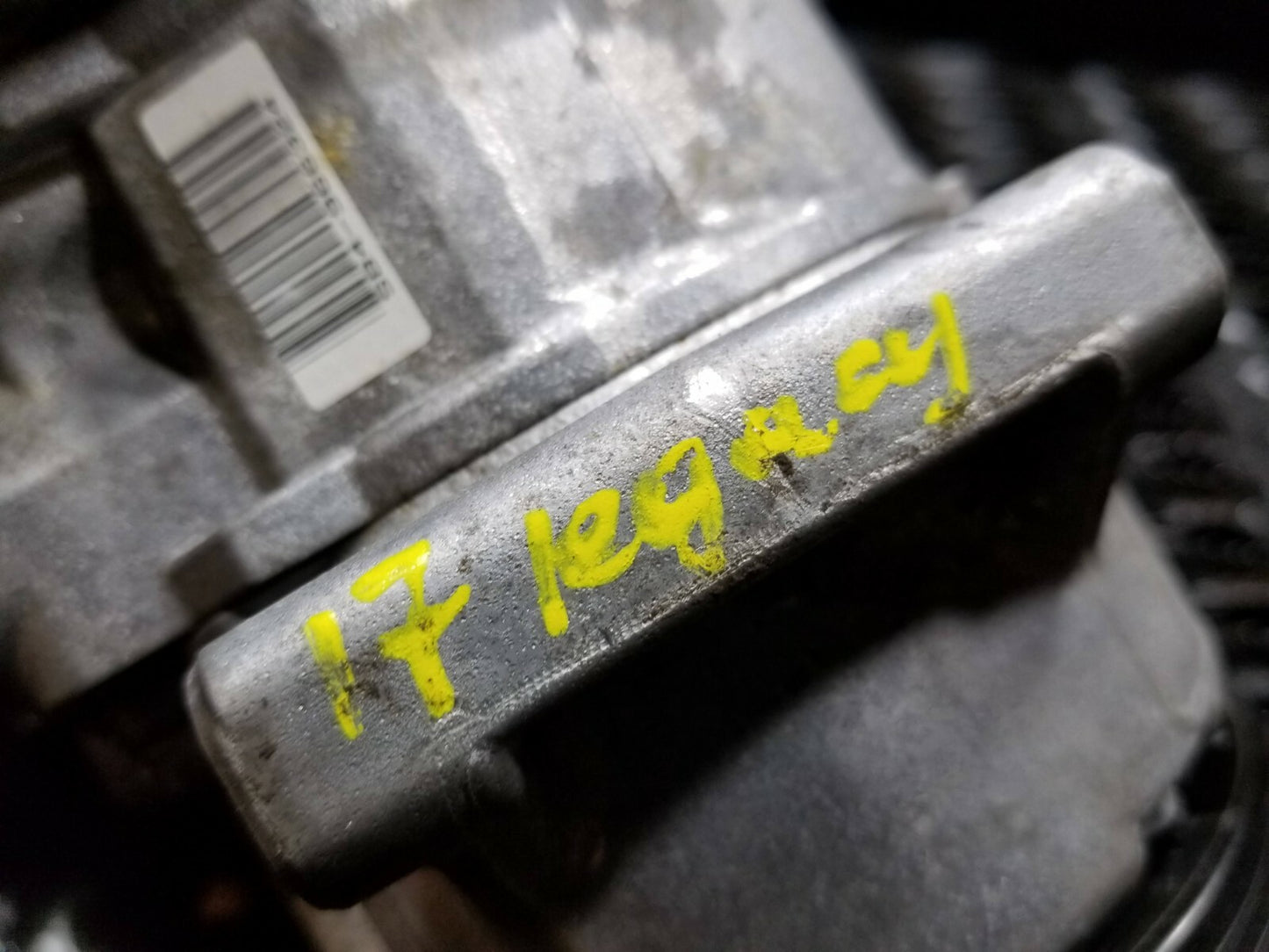 2017 Subaru Legacy A/c Compressor Tse14f 2.5l OEM 10k Miles