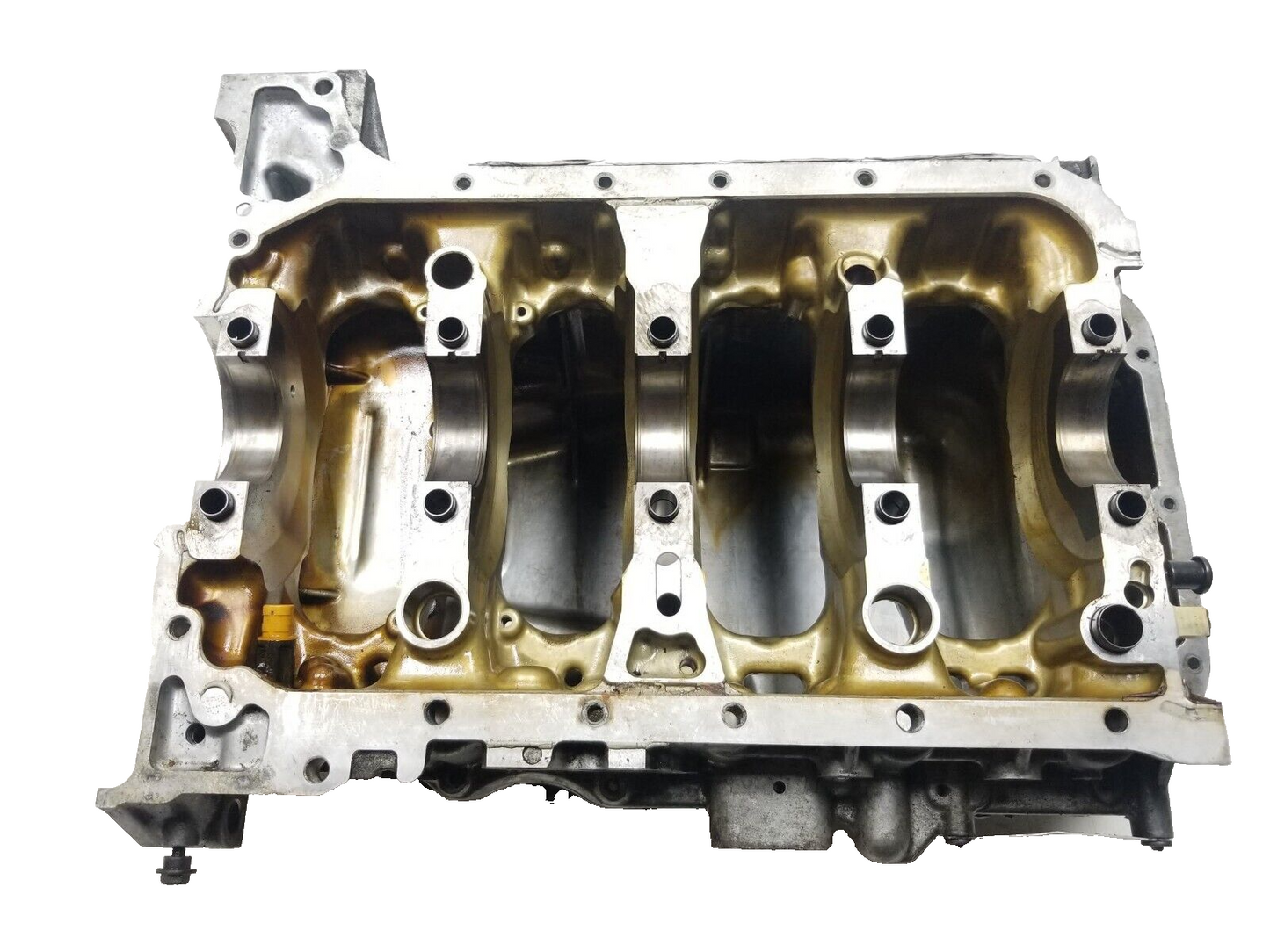 2010 Acura Tsx 2.4l Engine Oil Pan Upper & Lower Pair OEM