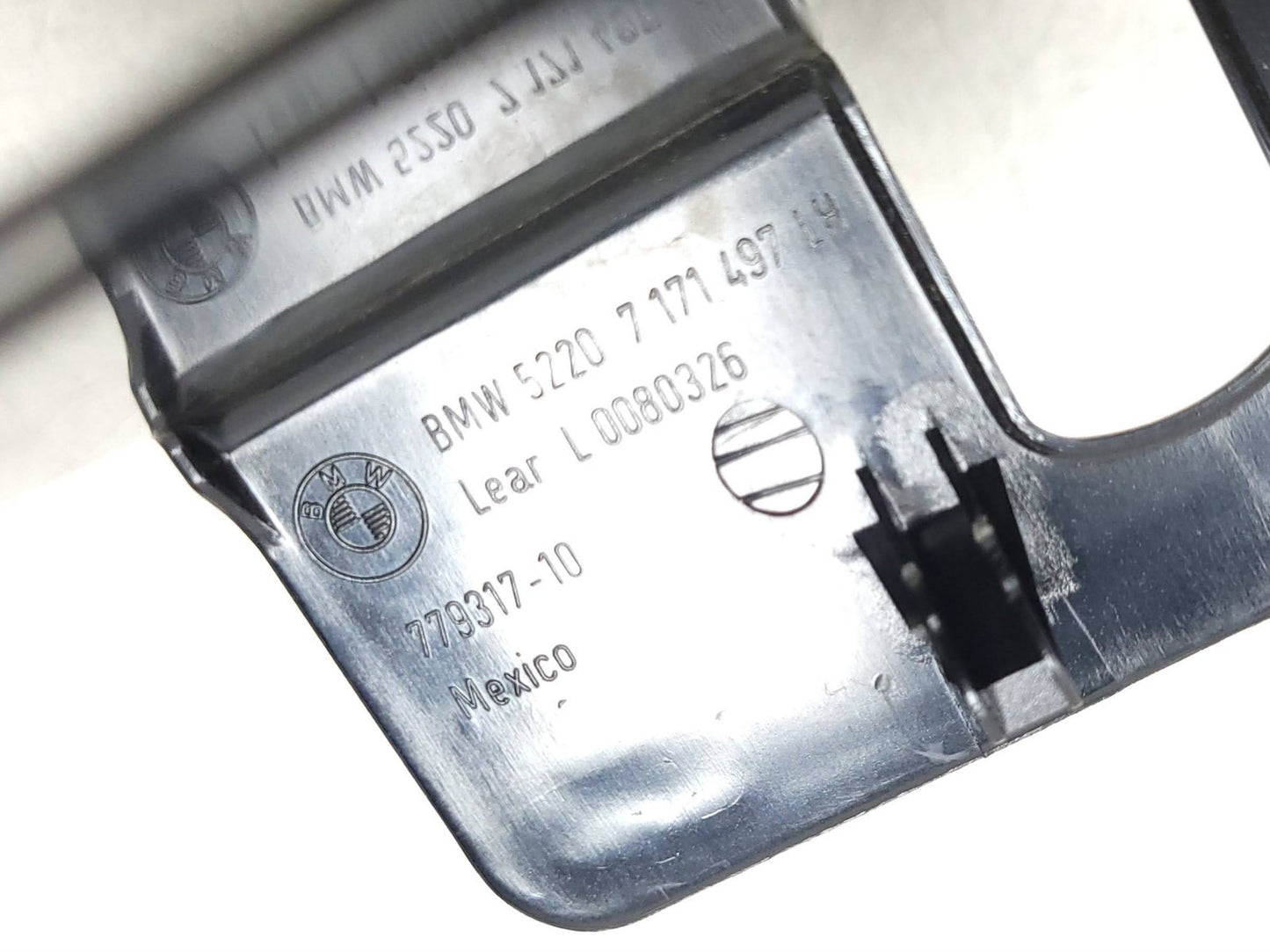 2008 - 2014 BMW X6 E71 Rear Seat Lock Trim & Set Belt Retractor OEM